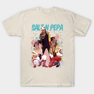 Retro Vintage Salt N Pepa Fan Art Design T-Shirt